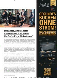 Titelbild der Ausgabe 3/2022 von embedded/capital setzt 100 Millionen Euro Fonds für Early-Stage FinTechs auf. Zeitschriften als Abo oder epaper bei United Kiosk online kaufen.