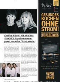 Titelbild der Ausgabe 5/2022 von Endlich Wiesn: Mit Hilfe der SlimCOOL CryoShapewear passt auch das Dirndl wieder!. Zeitschriften als Abo oder epaper bei United Kiosk online kaufen.
