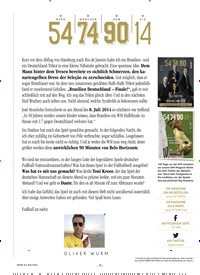 Titelbild der Ausgabe 1/2014 von BERN 54 MÜNCHEN 74 ROM 90 RIO 14. Zeitschriften als Abo oder epaper bei United Kiosk online kaufen.