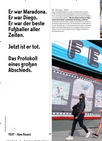 Titelbild der Ausgabe 2/2020 von Er war Maradona. Er war Diego. Er war der beste Fußballer aller Zeiten.. Zeitschriften als Abo oder epaper bei United Kiosk online kaufen.