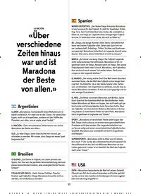 Titelbild der Ausgabe 2/2020 von «Über verschiedene Zeiten hinaus war und ist Maradona der Beste von allen.». Zeitschriften als Abo oder epaper bei United Kiosk online kaufen.