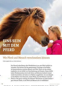 Titelbild der Ausgabe 4/2019 von EINS SEIN MIT DEM PFERD: Wie Pferd und Mensch verschmelzen können. Zeitschriften als Abo oder epaper bei United Kiosk online kaufen.