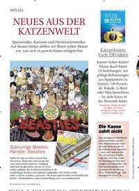 Titelbild der Ausgabe 11/2019 von NEUES AUS DER KATZENWELT. Zeitschriften als Abo oder epaper bei United Kiosk online kaufen.