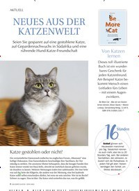 Titelbild der Ausgabe 6/2022 von NEUES AUS DER KATZENWELT. Zeitschriften als Abo oder epaper bei United Kiosk online kaufen.