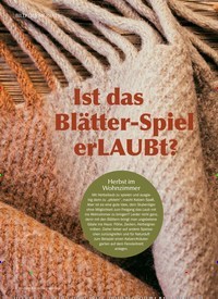Titelbild der Ausgabe 10/2023 von Ist das Blätter-Spiel erLAUBt ?. Zeitschriften als Abo oder epaper bei United Kiosk online kaufen.