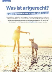 Titelbild der Ausgabe 8/2019 von TITELTHEMA: Was ist artgerecht?: Das brauchen Hunde, um glücklich zu sein. Zeitschriften als Abo oder epaper bei United Kiosk online kaufen.