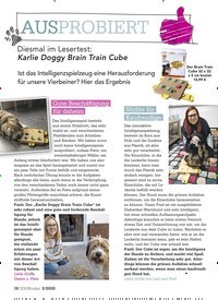 Titelbild der Ausgabe 2/2020 von AUSPROBIERT: Diesmal im Lesertest: Karlie Doggy Brain Train Cube. Zeitschriften als Abo oder epaper bei United Kiosk online kaufen.