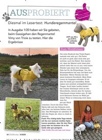 Titelbild der Ausgabe 3/2020 von AUSPROBIERT:Diesmal im Lesertest: Hunderegenmantel. Zeitschriften als Abo oder epaper bei United Kiosk online kaufen.
