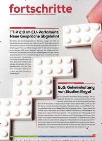 Titelbild der Ausgabe 20/2019 von fortschritte WESENTLICHE ENTWICKLUNGEN FÜR EINE POSITIVE ZUKUNFT. Zeitschriften als Abo oder epaper bei United Kiosk online kaufen.
