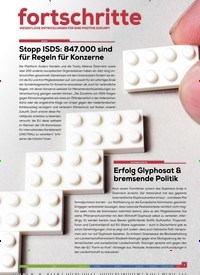 Titelbild der Ausgabe 24/2020 von fortschritte. Zeitschriften als Abo oder epaper bei United Kiosk online kaufen.