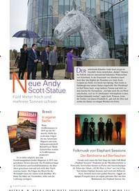 Titelbild der Ausgabe 12/2019 von Neue Andy Scott-Statue. Zeitschriften als Abo oder epaper bei United Kiosk online kaufen.