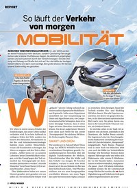 Titelbild der Ausgabe 2/2019 von So läuft der Verkehr von morgen: MOBILITÄT. Zeitschriften als Abo oder epaper bei United Kiosk online kaufen.