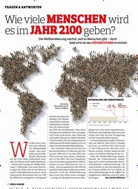 Titelbild der Ausgabe 3/2020 von FRAGEN & ANTWORTEN: Wie viele MENSCHEN wird es im JAHR 2100 geben?. Zeitschriften als Abo oder epaper bei United Kiosk online kaufen.