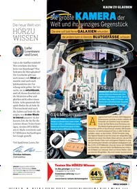 Titelbild der Ausgabe 2/2022 von Die größte KAMERA der Welt und ihr winziges Gegenstück. Zeitschriften als Abo oder epaper bei United Kiosk online kaufen.