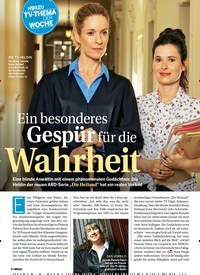 Titelbild der Ausgabe 35/2018 von TV-THEMA DER WOCHE: Ein besonderes Gespür für die Wahrheit. Zeitschriften als Abo oder epaper bei United Kiosk online kaufen.
