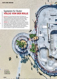 Titelbild der Ausgabe 36/2018 von FOTO DER WOCHE: Spielplatz für Skater: VÖLLIG VON DER ROLLE. Zeitschriften als Abo oder epaper bei United Kiosk online kaufen.