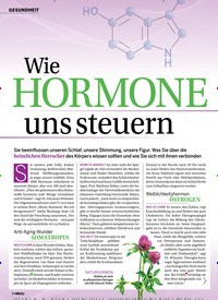 Titelbild der Ausgabe 41/2018 von GESUNDHEIT: Wie HORMONE uns steuern. Zeitschriften als Abo oder epaper bei United Kiosk online kaufen.