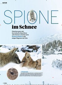 Titelbild der Ausgabe 52/2018 von NATUR: SPIONE im Schnee. Zeitschriften als Abo oder epaper bei United Kiosk online kaufen.