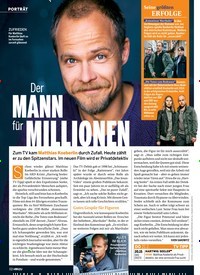 Titelbild der Ausgabe 7/2019 von PORTRÄT: Der für MANN MILLIONEN. Zeitschriften als Abo oder epaper bei United Kiosk online kaufen.