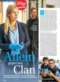 Titelbild der Ausgabe 12/2019 von TV -THEMA DER WOCHE:Allein gegen den Clan. Zeitschriften als Abo oder epaper bei United Kiosk online kaufen.