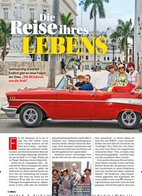 Titelbild der Ausgabe 32/2019 von Die Reise ihres LEBENS. Zeitschriften als Abo oder epaper bei United Kiosk online kaufen.