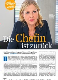 Titelbild der Ausgabe 33/2019 von Die Chefin ist zurück. Zeitschriften als Abo oder epaper bei United Kiosk online kaufen.