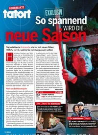 Titelbild der Ausgabe 33/2019 von TV-AKTUELL: GEHEIMAKTE: tatot EXKLUSIV: So spannend WIRD DIE neue Saison. Zeitschriften als Abo oder epaper bei United Kiosk online kaufen.