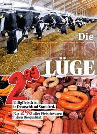 Titelbild der Ausgabe 37/2019 von REPORT Die FLEISCH LÜGE. Zeitschriften als Abo oder epaper bei United Kiosk online kaufen.