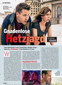 Titelbild der Ausgabe 43/2019 von TV-AKTUELL: Gnadenlose Hetzjagd. Zeitschriften als Abo oder epaper bei United Kiosk online kaufen.
