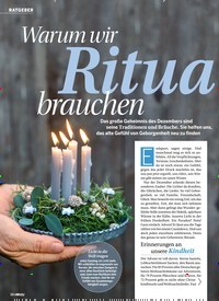 Titelbild der Ausgabe 49/2019 von Warum wir Ritule. Zeitschriften als Abo oder epaper bei United Kiosk online kaufen.