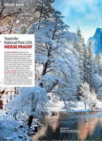 Titelbild der Ausgabe 1/2020 von FOTO DER WOCHE: Yosemite National Park USA WEISSE PRACHT. Zeitschriften als Abo oder epaper bei United Kiosk online kaufen.