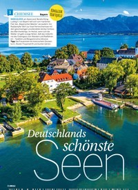 Titelbild der Ausgabe 42/2020 von REISE: Deutschlands schönste Seen. Zeitschriften als Abo oder epaper bei United Kiosk online kaufen.