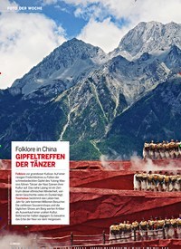 Titelbild der Ausgabe 46/2020 von FOTO DER WOCHE: Folklore in China: GIPFELTREFFEN DER TÄNZER. Zeitschriften als Abo oder epaper bei United Kiosk online kaufen.