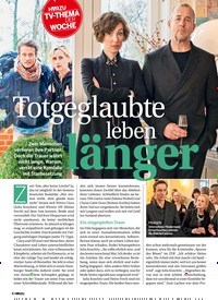 Titelbild der Ausgabe 16/2021 von Totgeglaubte leben länger. Zeitschriften als Abo oder epaper bei United Kiosk online kaufen.
