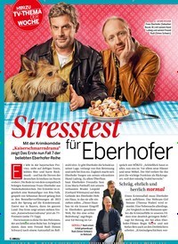 Titelbild der Ausgabe 31/2022 von Stresstest für Eberhofer. Zeitschriften als Abo oder epaper bei United Kiosk online kaufen.