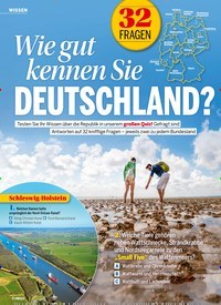 Titelbild der Ausgabe 33/2022 von Wie gut kennen Sie DEUTSCHLAND?. Zeitschriften als Abo oder epaper bei United Kiosk online kaufen.