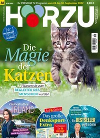 Titelbild der Ausgabe 38/2022 von HÖRZU. Zeitschriften als Abo oder epaper bei United Kiosk online kaufen.
