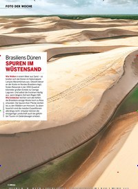 Titelbild der Ausgabe 38/2022 von Brasiliens Dünen SPUREN IM WÜSTENSAND. Zeitschriften als Abo oder epaper bei United Kiosk online kaufen.