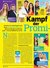 Titelbild der Ausgabe 15/2019 von TV AKTUELL: Kampf der Promi-Paare. Zeitschriften als Abo oder epaper bei United Kiosk online kaufen.