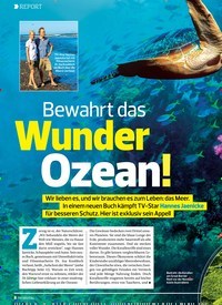 Titelbild der Ausgabe 22/2019 von REPORT: Bewahrt das Wunder Ozean!. Zeitschriften als Abo oder epaper bei United Kiosk online kaufen.