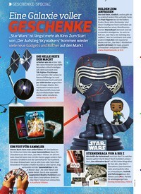 Titelbild der Ausgabe 26/2019 von GESCHENKE-SPECIAL: Eine Galaxie voller GESCHENKE. Zeitschriften als Abo oder epaper bei United Kiosk online kaufen.