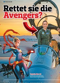 Titelbild der Ausgabe 14/2018 von PREVIEW: Rettet sie die Avengers?. Zeitschriften als Abo oder epaper bei United Kiosk online kaufen.
