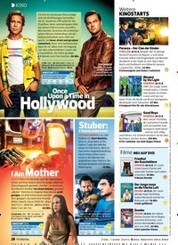 Titelbild der Ausgabe 17/2019 von Once Upon a Time in Hollywood. Zeitschriften als Abo oder epaper bei United Kiosk online kaufen.