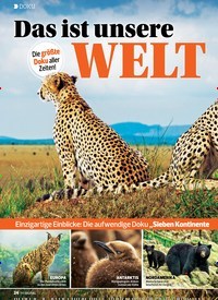 Titelbild der Ausgabe 24/2019 von DOKU: Das ist unsere WELT. Zeitschriften als Abo oder epaper bei United Kiosk online kaufen.