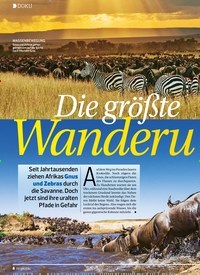 Titelbild der Ausgabe 10/2022 von Die größte Wanderung der Welt. Zeitschriften als Abo oder epaper bei United Kiosk online kaufen.