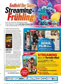 Titelbild der Ausgabe 3/2024 von Endlich! Der Super-Streaming-Frühling!. Zeitschriften als Abo oder epaper bei United Kiosk online kaufen.
