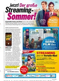 Titelbild der Ausgabe 5/2024 von Jetzt! Der große Streaming-Sommer!. Zeitschriften als Abo oder epaper bei United Kiosk online kaufen.