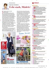 Titelbild der Ausgabe 19/2018 von Kommentar: Echt stark, Mädels!. Zeitschriften als Abo oder epaper bei United Kiosk online kaufen.