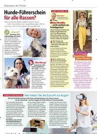 Titelbild der Ausgabe 19/2018 von Diskussion der Woche: Hunde-Führerschein für alle Rassen?. Zeitschriften als Abo oder epaper bei United Kiosk online kaufen.