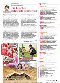Titelbild der Ausgabe 22/2018 von Kommentar: Ein bisschen Sehnsucht schmecken. Zeitschriften als Abo oder epaper bei United Kiosk online kaufen.